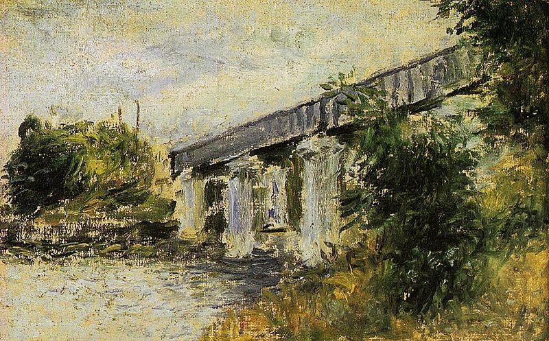 Claude Monet The Railway Bridge at Argenteuil